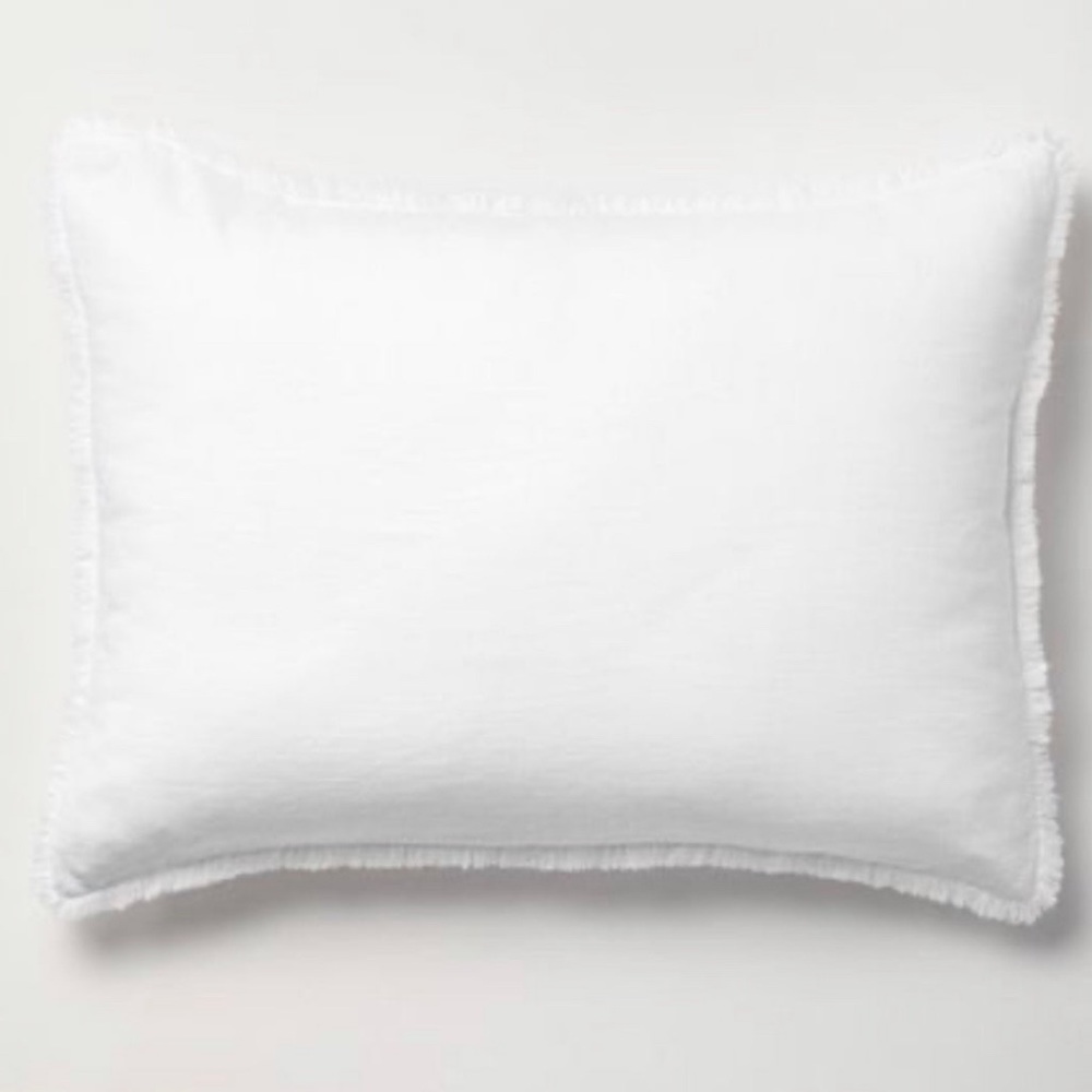 Heavyweight Linen Blend Duvet Cover Set - Casaluna Full/Queen - White - … - Picture 5 of 10